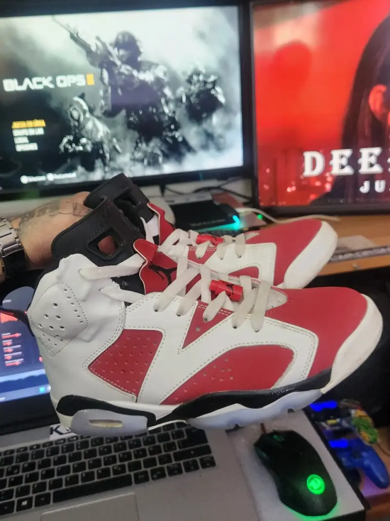 Zapatillas deportivas Nike Air Jordan retro 6rojas