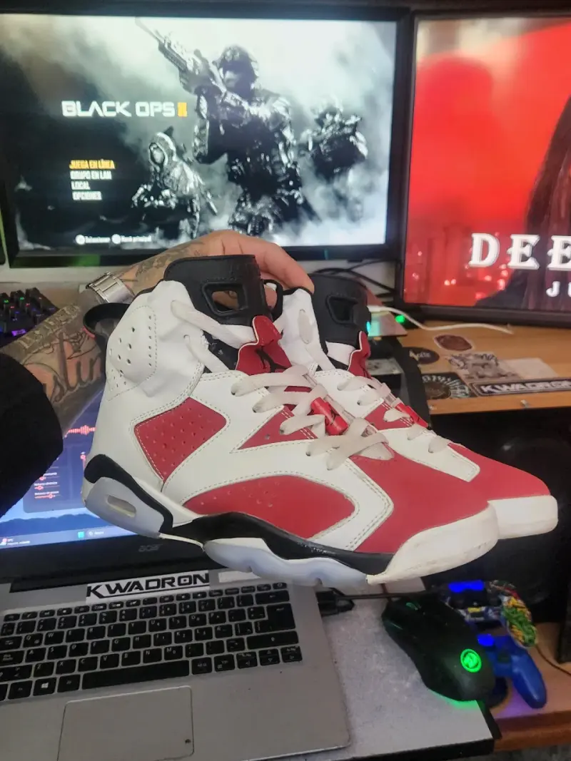 Zapatillas deportivas Nike Air Jordan retro 6rojas - 4
