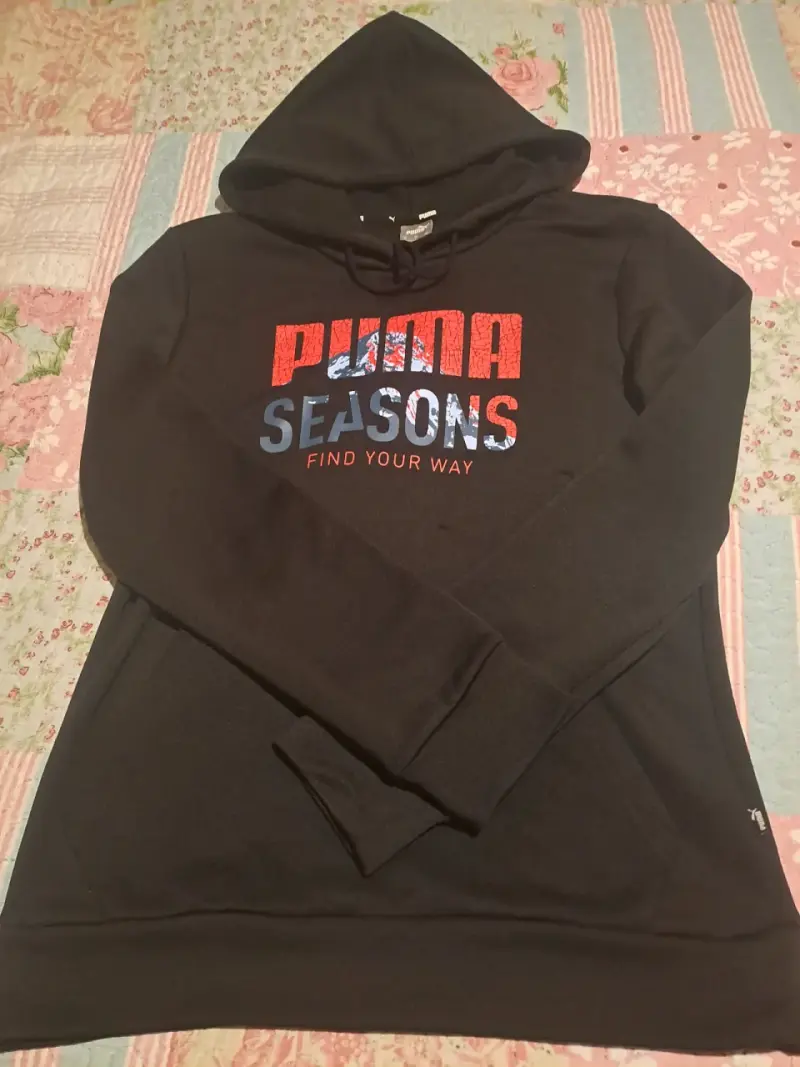 Polerón con capucha Puma Seasons negro