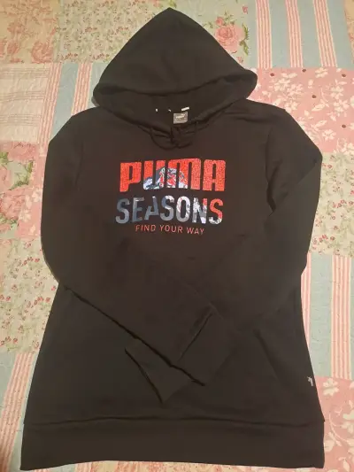 Polerón con capucha Puma Seasons negro - miniatura 3