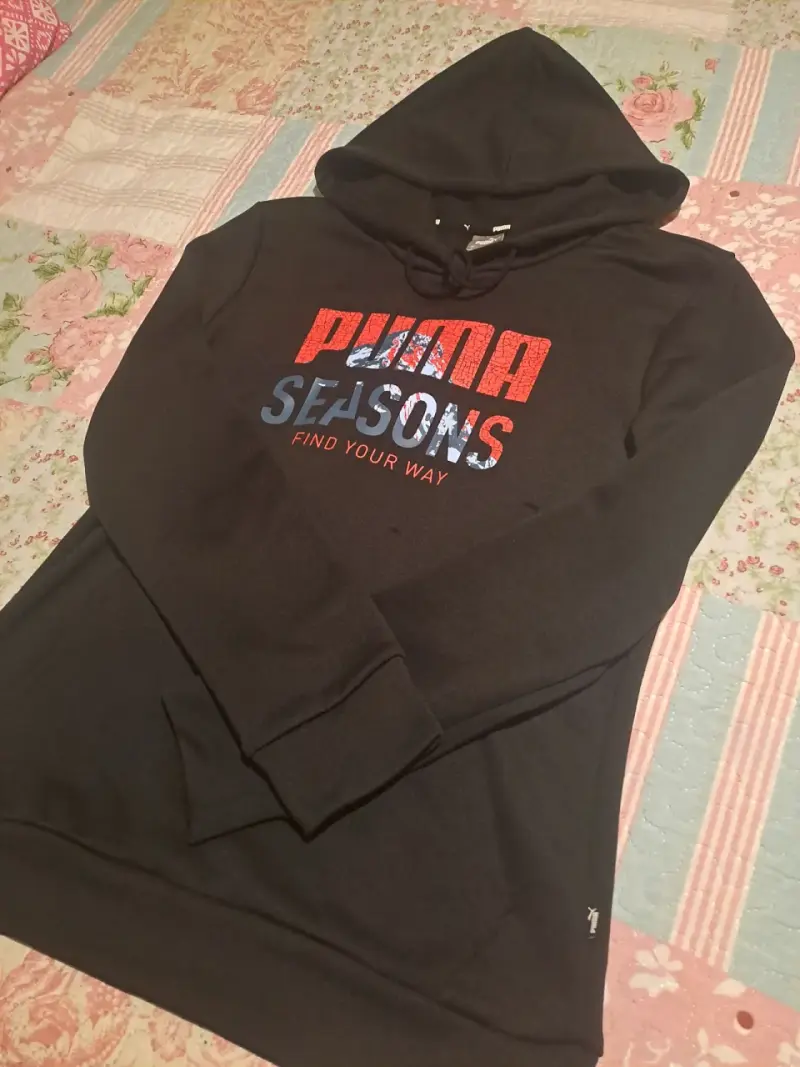 Polerón con capucha Puma Seasons negro - 5