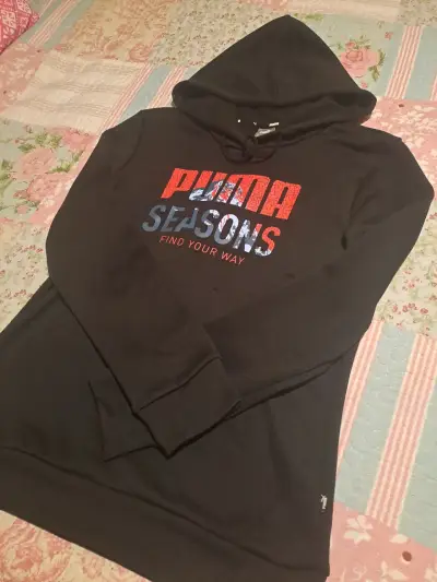 Polerón con capucha Puma Seasons negro - miniatura 5