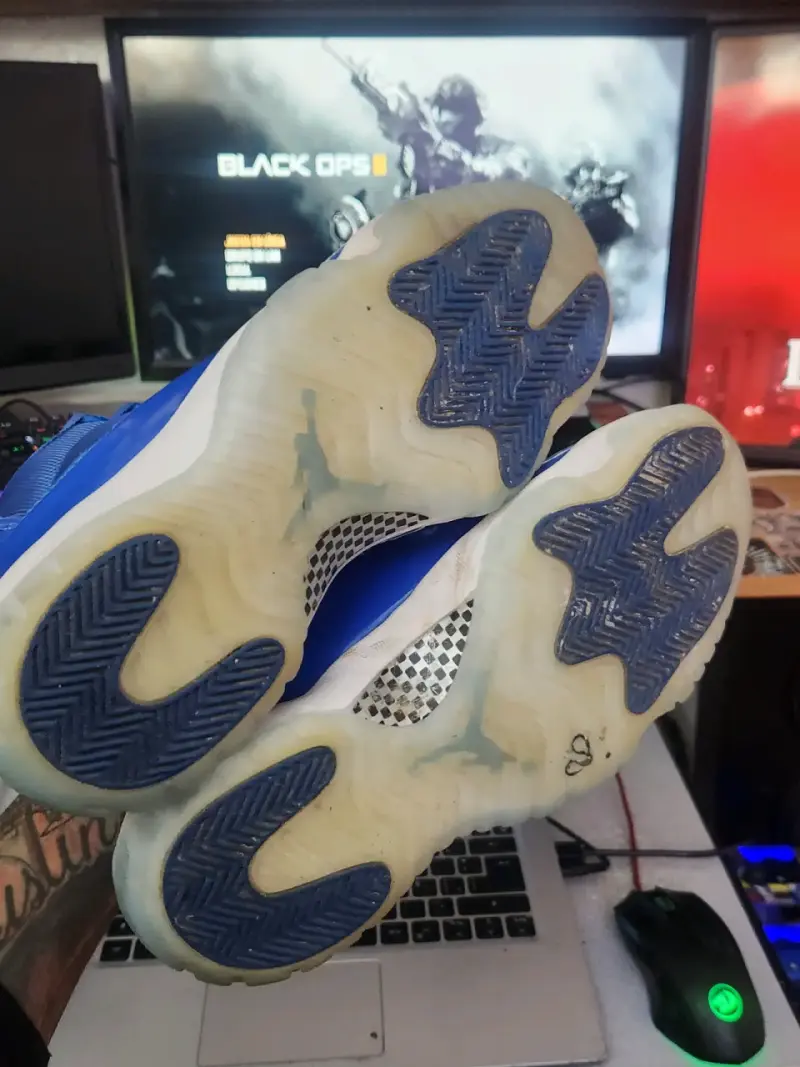 Zapatillas jordan retro 11 azules talla 43 - 5