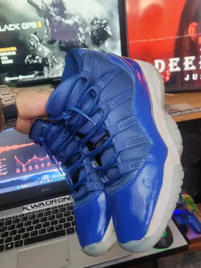 Zapatillas jordan retro 11 azules talla 43 - miniatura 6