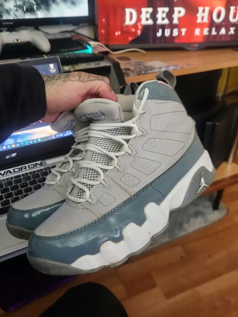 Zapatillas deportivas grises Jordan retro 9 - 3