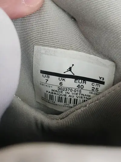 Zapatillas deportivas grises Jordan retro 9 - miniatura 5