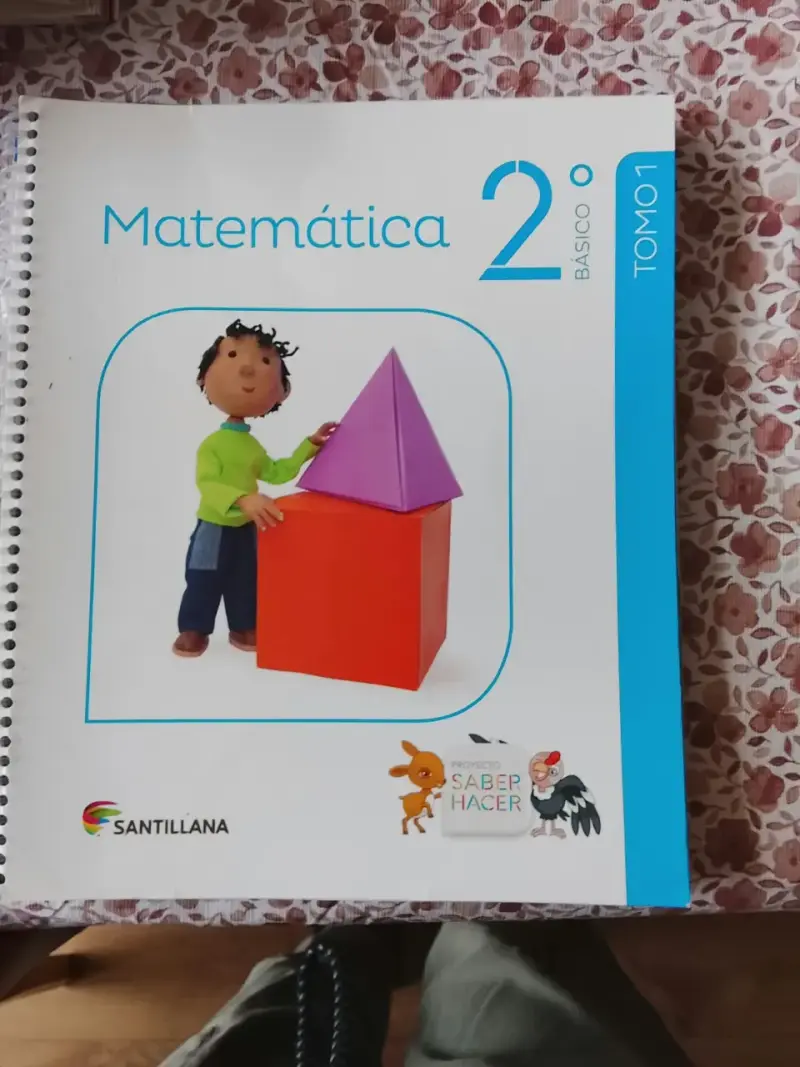 Libro Matemática 2° Básico Tomo 1 Santillana