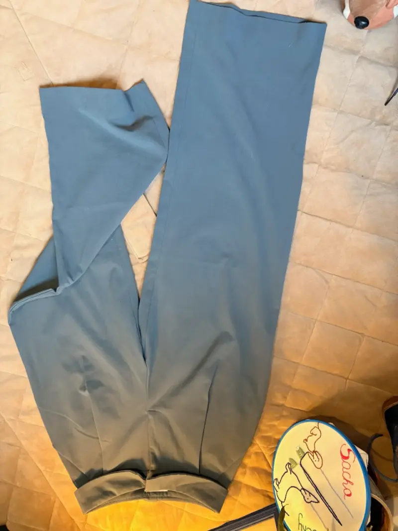 Pantalon de vestir azul para mujer - 2