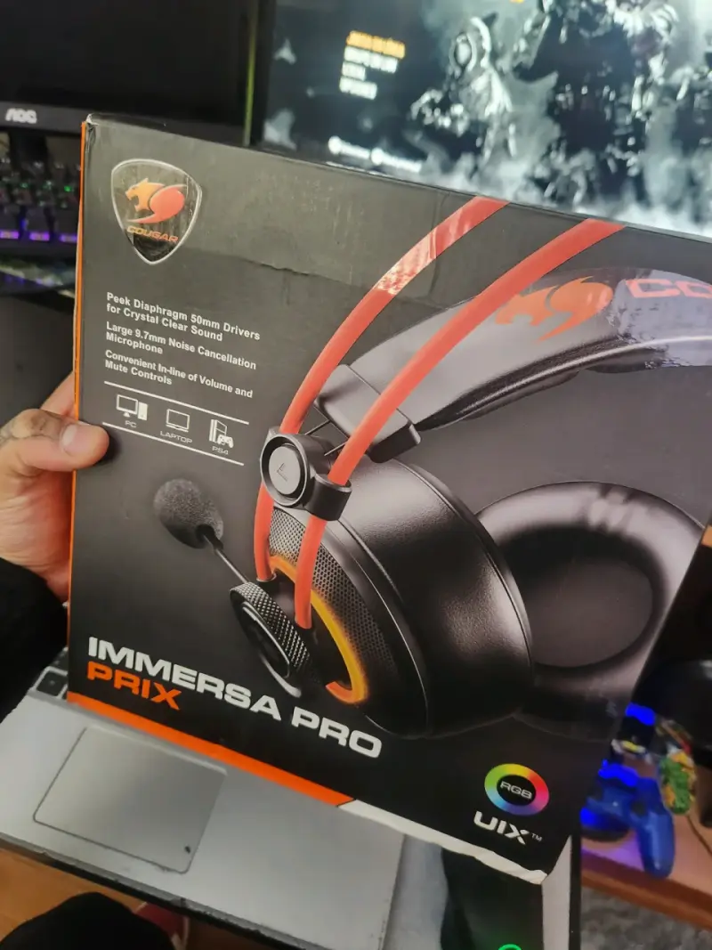 Auriculares Gaming Cougar Immersa Pro Prix con Micrófono - 3