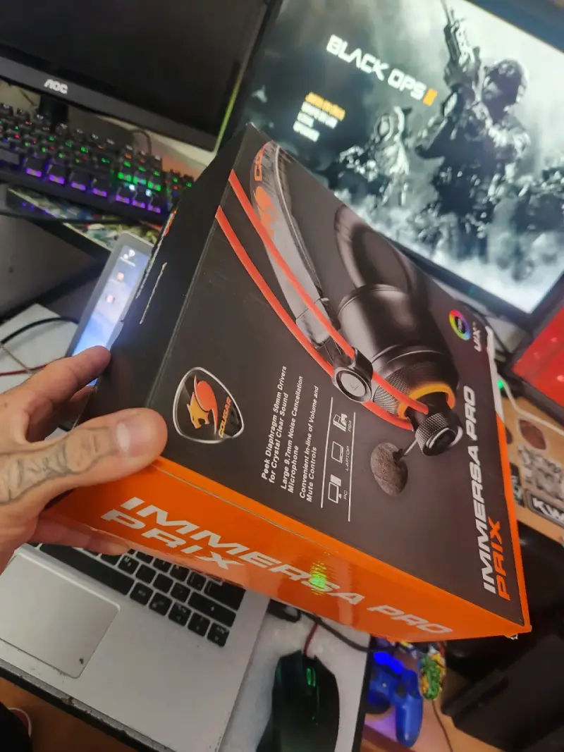 Auriculares Gaming Cougar Immersa Pro Prix con Micrófono - 4