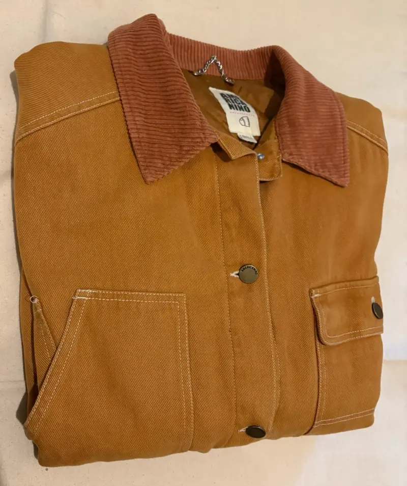 Chaqueta de pana marrón para hombre - 2