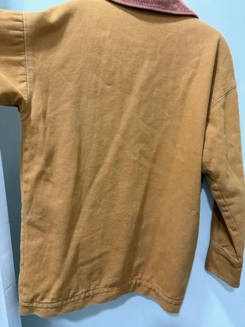 Chaqueta de pana marrón para hombre - 6