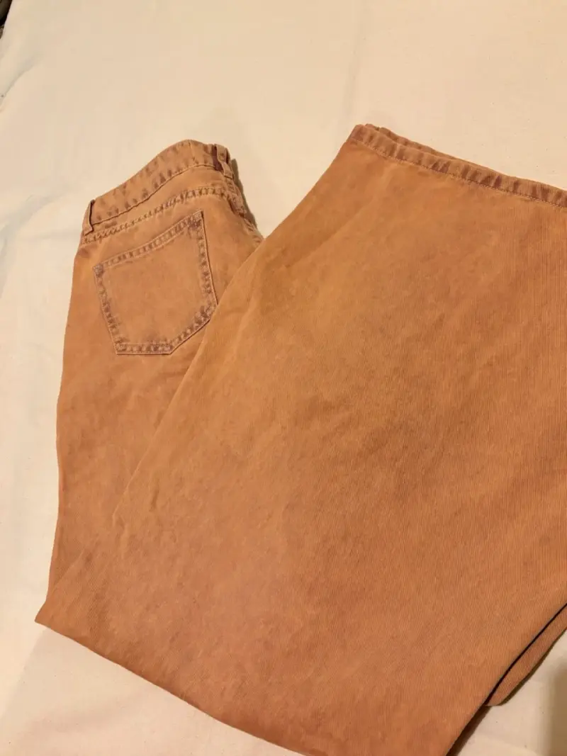Jeans color terracota para mujer - 3