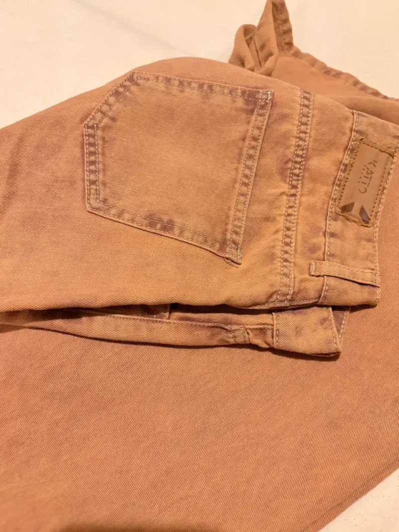 Jeans color terracota para mujer - 5