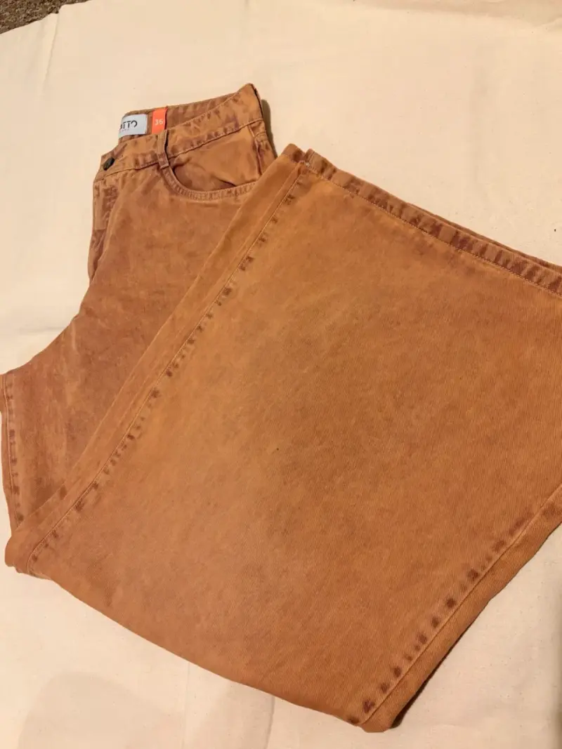 Jeans color terracota para mujer - 6