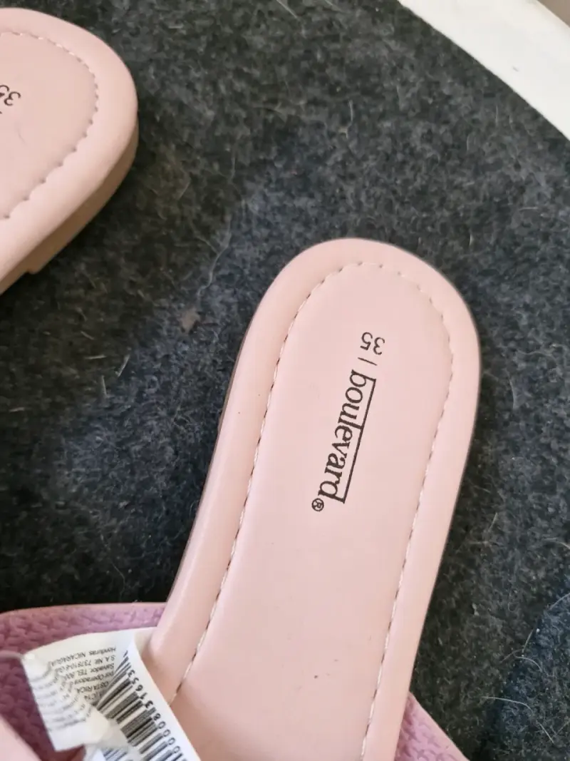 Sandalias planas rosadas Boulevard para mujer - 3