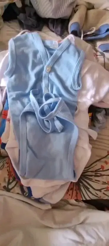 Lote de bodies de bebé en varios colores