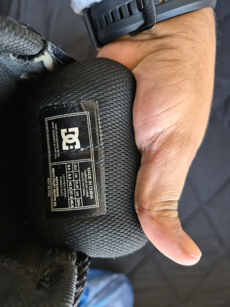 Zapatillas negras DC Shoes para hombre - 1