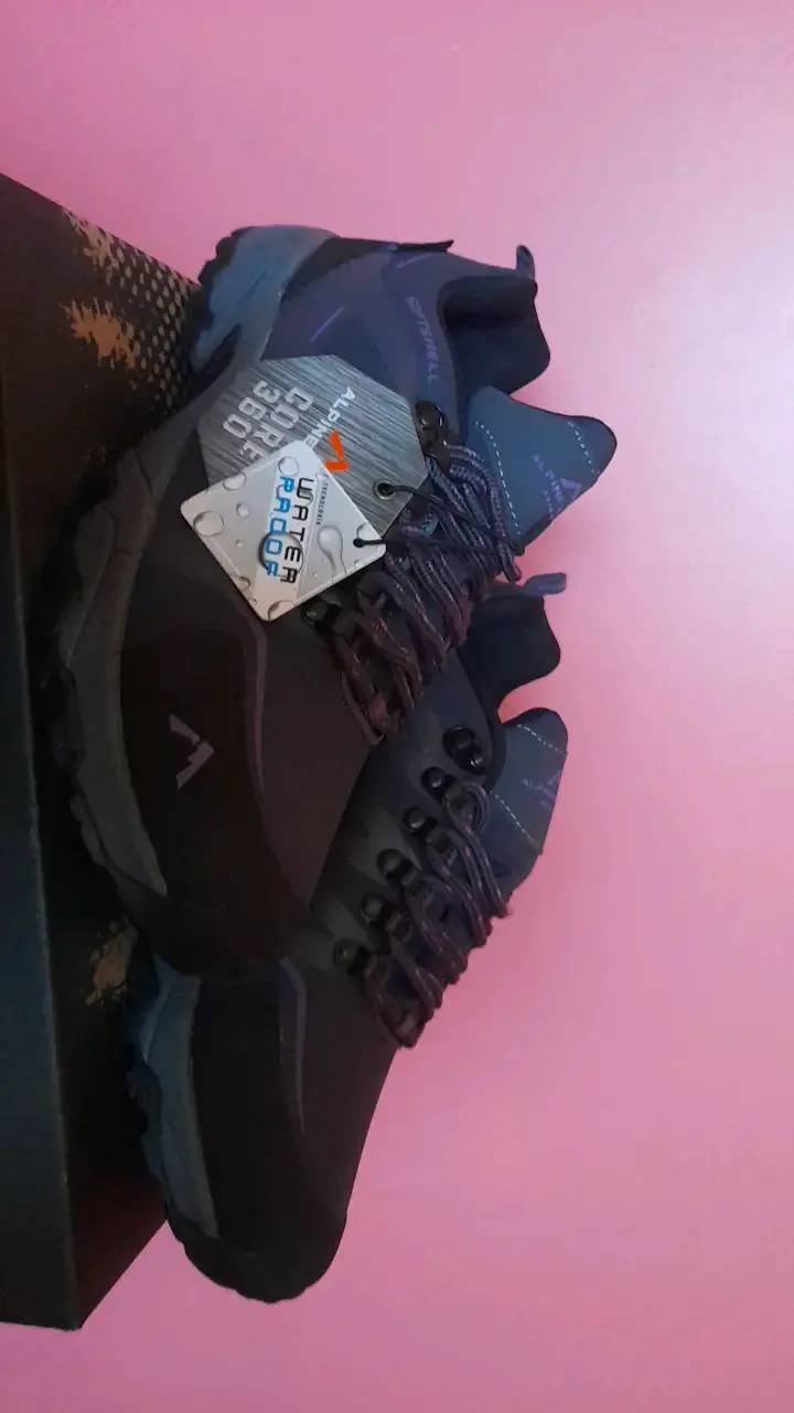 Zapatillas de trekking Alpinextrem negras WATERPRO - 3