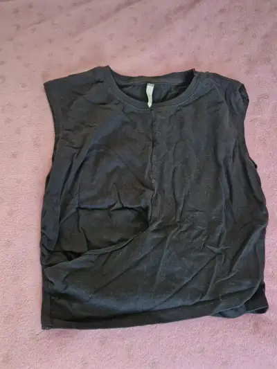 Polera sin mangas negra Sybilla talla M - miniatura 1