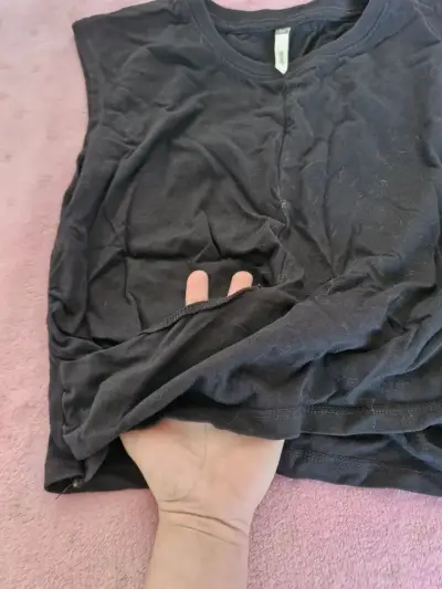 Polera sin mangas negra Sybilla talla M - miniatura 3