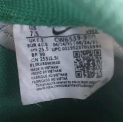 Nike Court Legacy Canvas Verde Talla 40.5 - miniatura 4