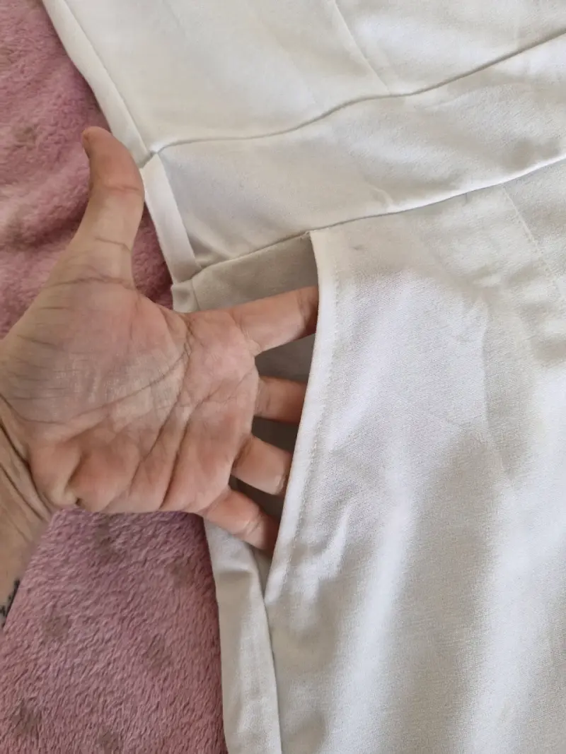 Enterito blanco con botones para mujer