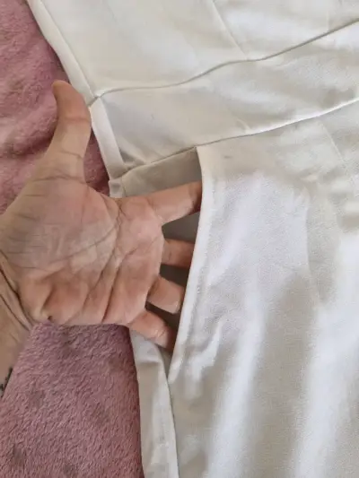 Enterito blanco con botones para mujer - miniatura 1