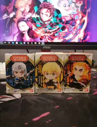 Set Figuras Bandai Adverge Motion Kimetsu no Yaiba - miniatura 1