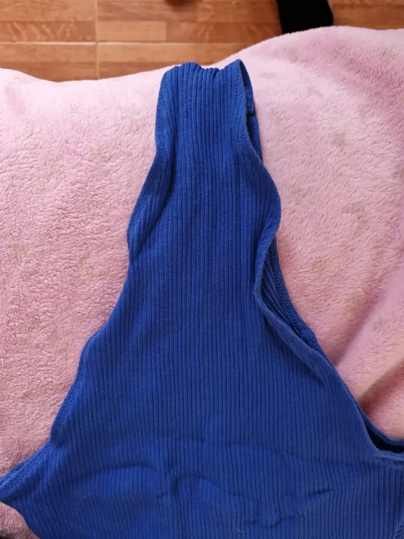 Body azul de tirantes Shein en buen estado - 4