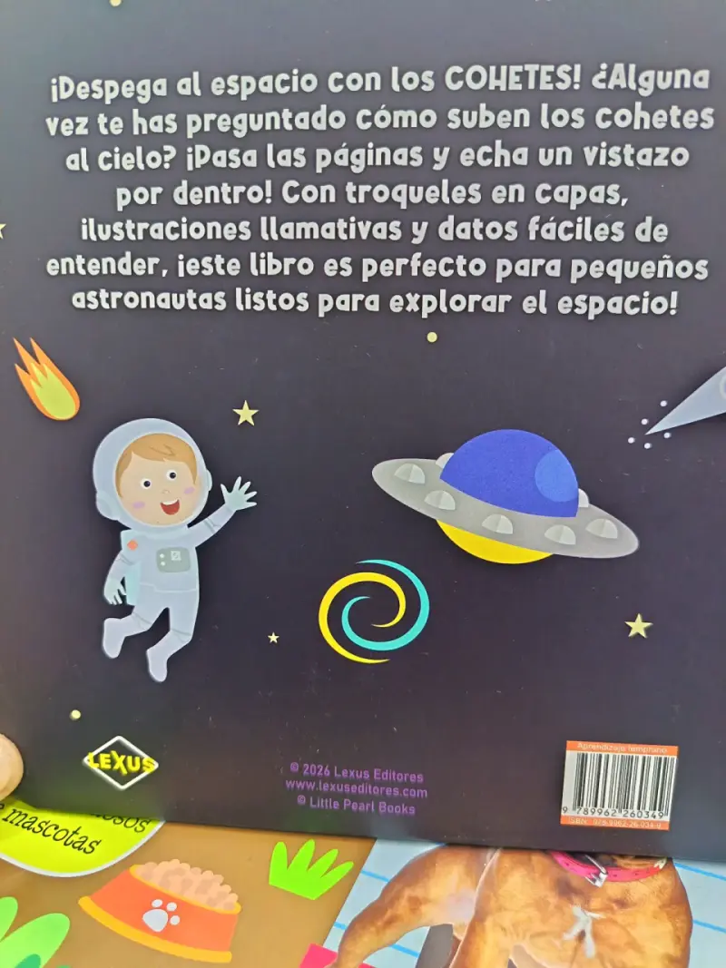 Libro infantil ¡A descubrir! Cohetes con troqueles - 2