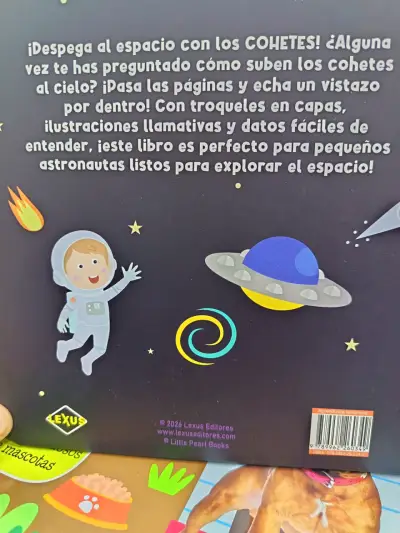 Libro infantil ¡A descubrir! Cohetes con troqueles - miniatura 2