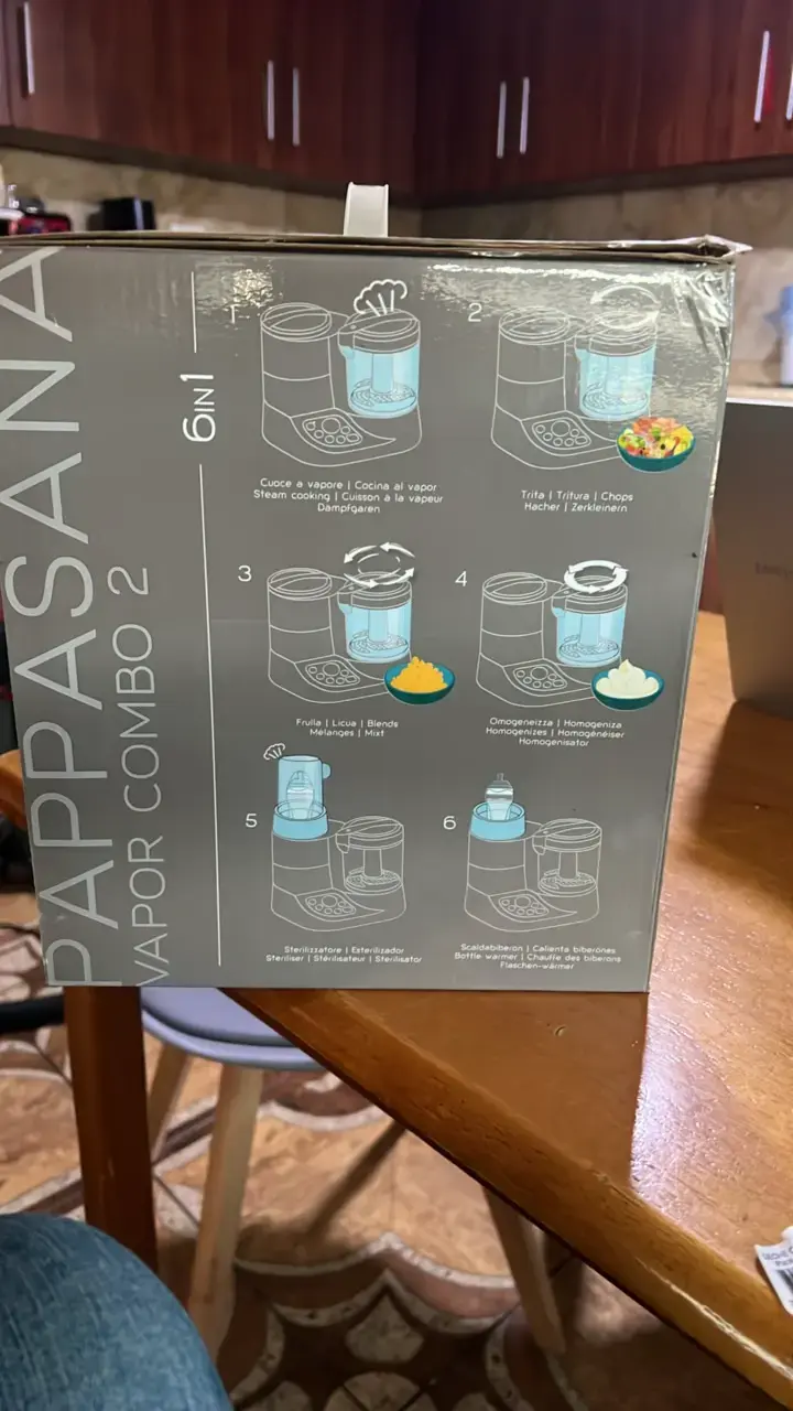Procesador de alimentos Nuvita Pappasana Vapor Co - 5