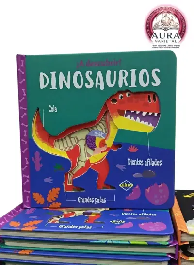 Libro infantil ¡A descubrir! Dinosaurios - miniatura 1