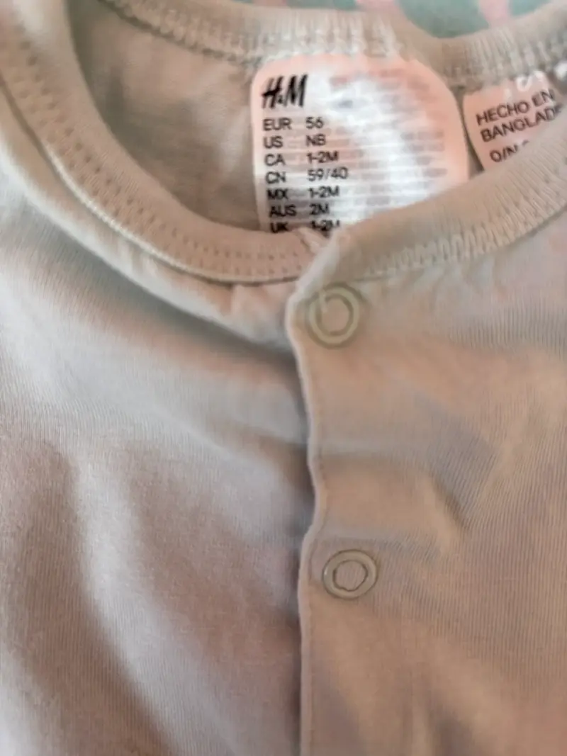 Set de 3 enteritos para bebé H&M con estampado de animales - 3