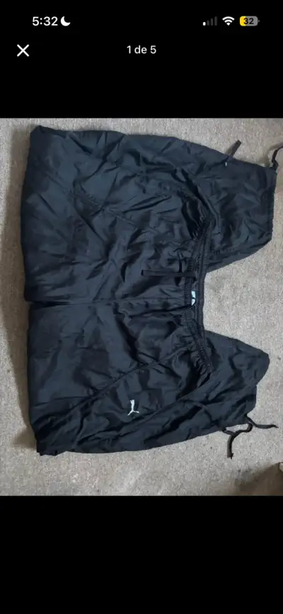 Pantalones deportivos negros Puma para hombre - miniatura 1