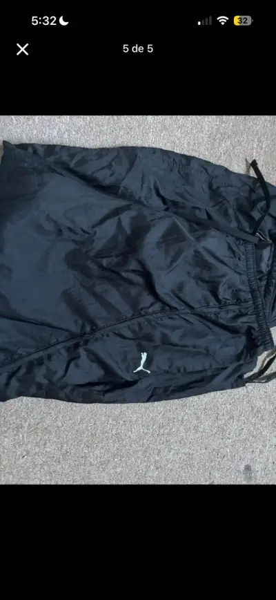 Pantalones deportivos negros Puma para hombre - miniatura 2