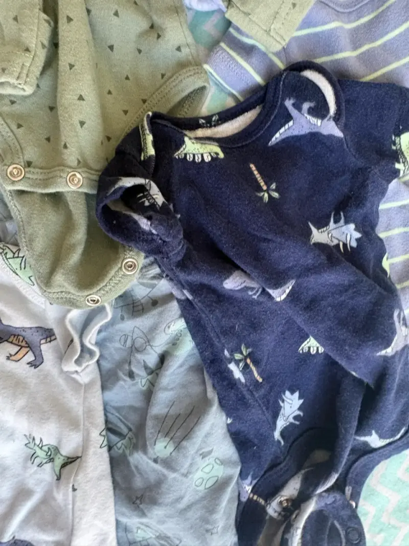 Lote de bodies de bebé con estampados de dinosaurios - 2