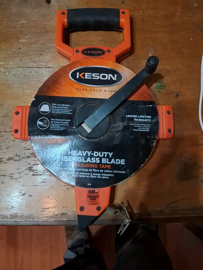 Cinta métrica de fibra de vidrio Keson 50m