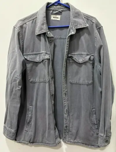 Chaqueta gris de mezclilla - miniatura 1