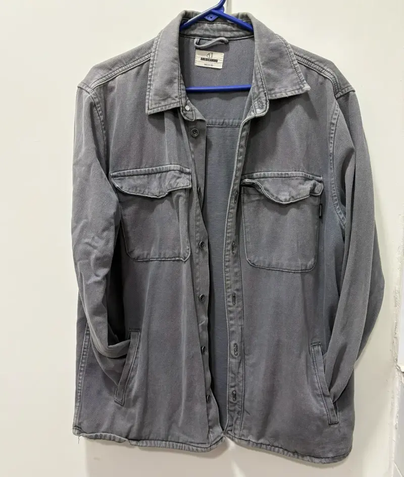 Chaqueta gris de mezclilla - 2