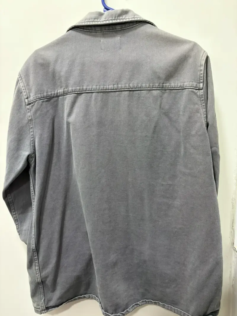 Chaqueta gris de mezclilla - 3
