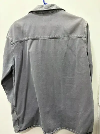 Chaqueta gris de mezclilla - miniatura 3