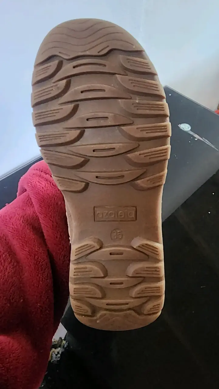Botines de gamuza beige Azaleia - 3