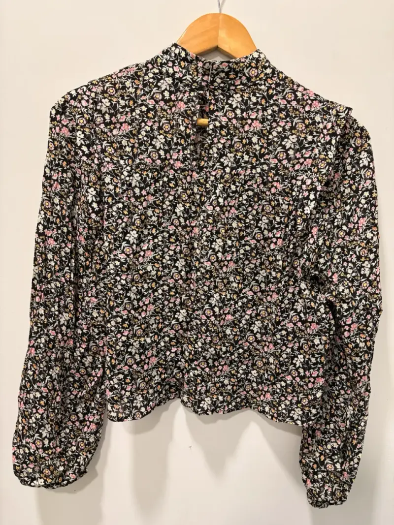 Blusa floral de manga larga para mujer - 4