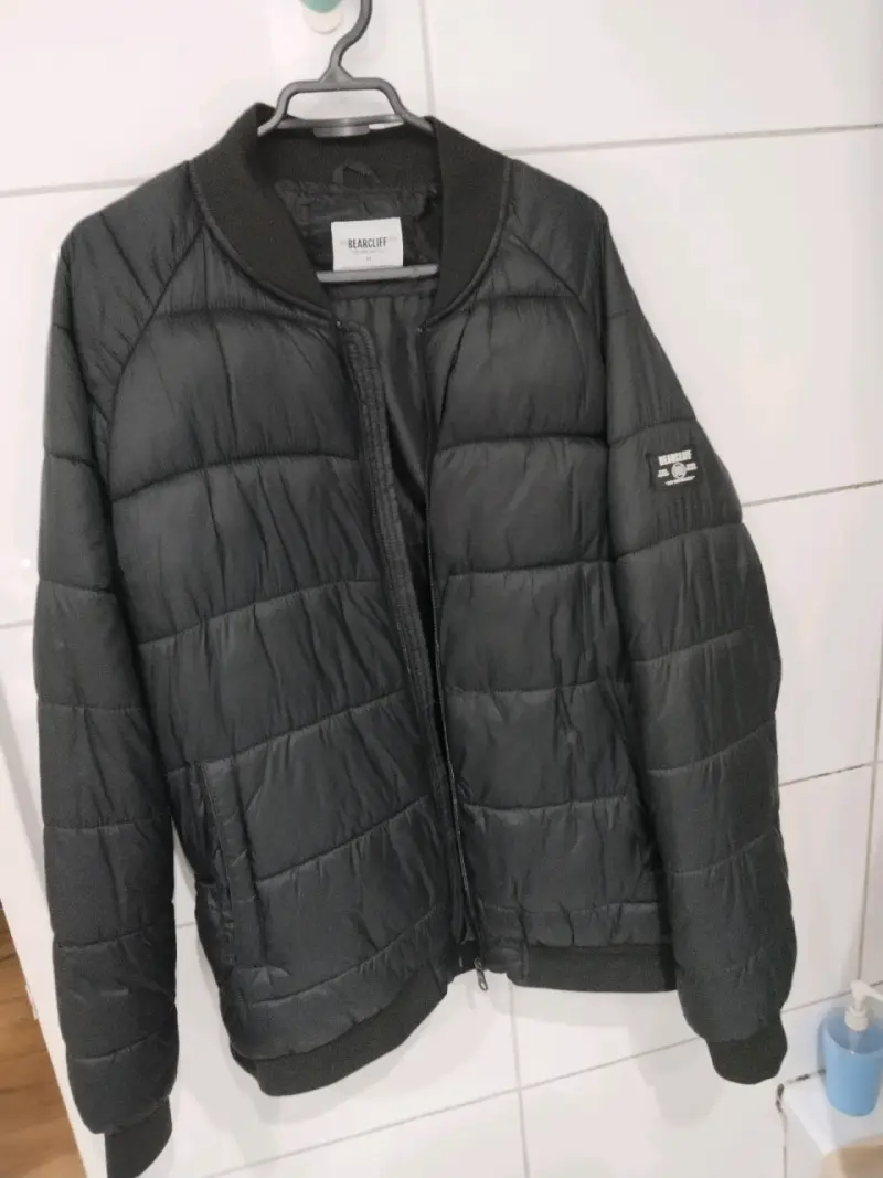 Chaqueta acolchada negra Bearcliff para hombre