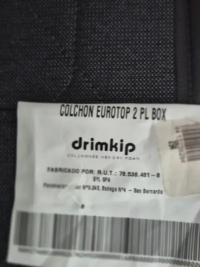 Colchón Eurotop 2 Plazas Drimkip - miniatura 1