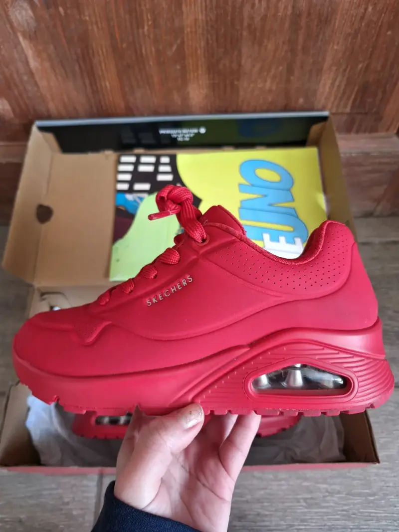 Zapatillas rojas Skechers N°35 - 1