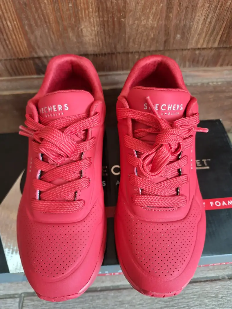 Zapatillas rojas Skechers N°35 - 2