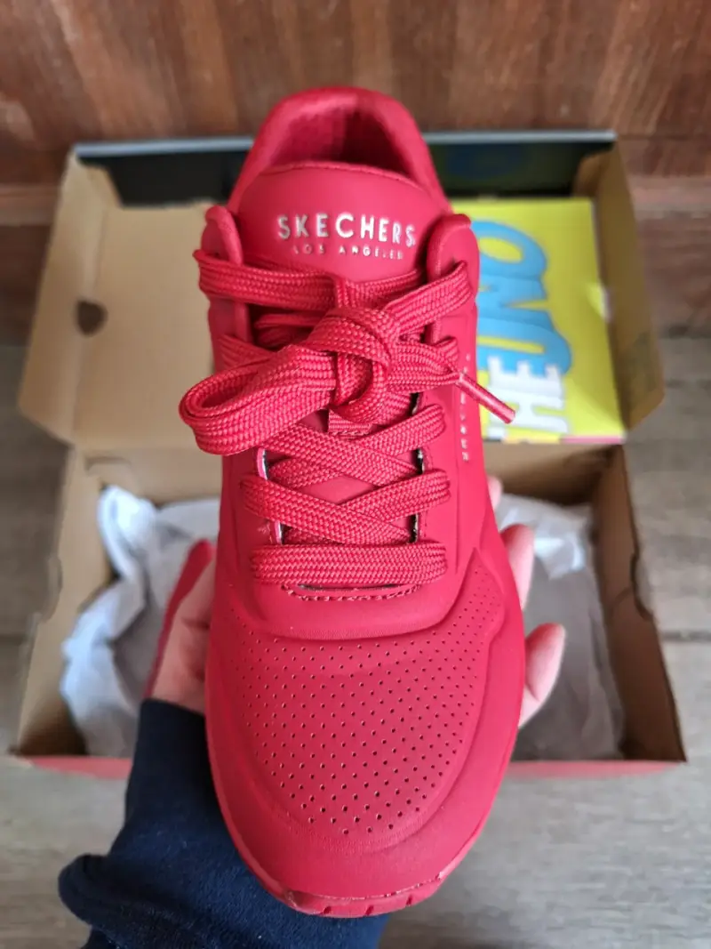 Zapatillas rojas Skechers N°35 - 6